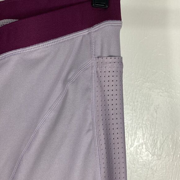 Spin Motion 365 made by Fabletics gray violet 7/8 leggings size L - Picture 3 of 10